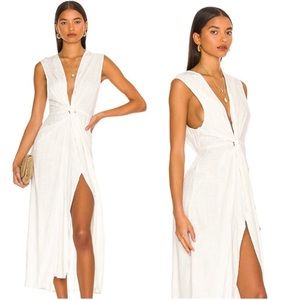 L*SPACE | NWT Down The Line Cover Up in Cream Size S
